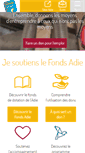 Mobile Screenshot of adie-fondsdedotation.org